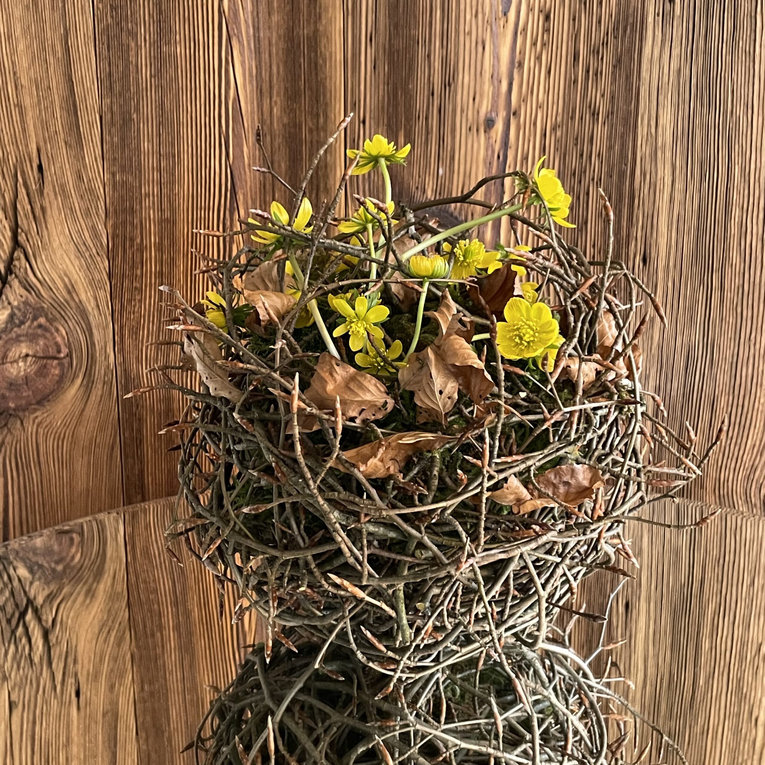 herbstliche Girlanden im Raumkonzept